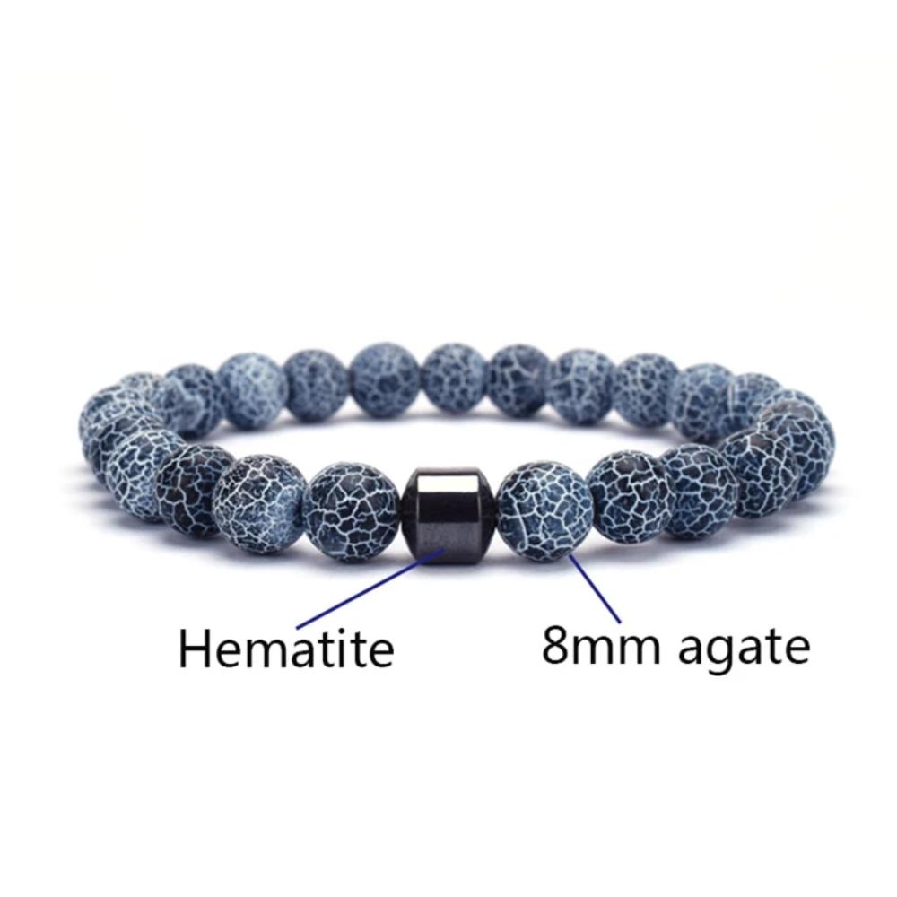 Stone Lava Bead Bracelet For Couple - AFRICAN SOUGOU