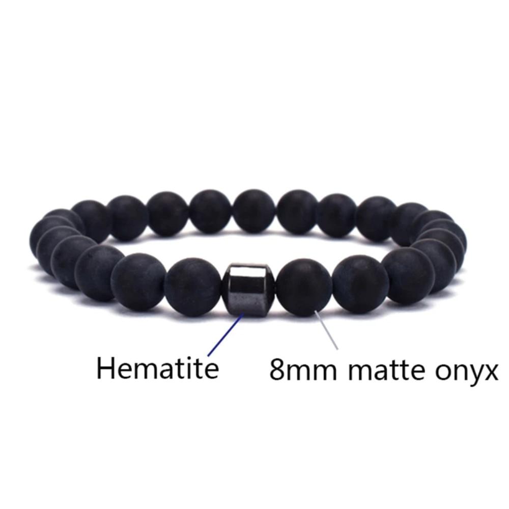 Stone Lava Bead Bracelet For Couple - AFRICAN SOUGOU