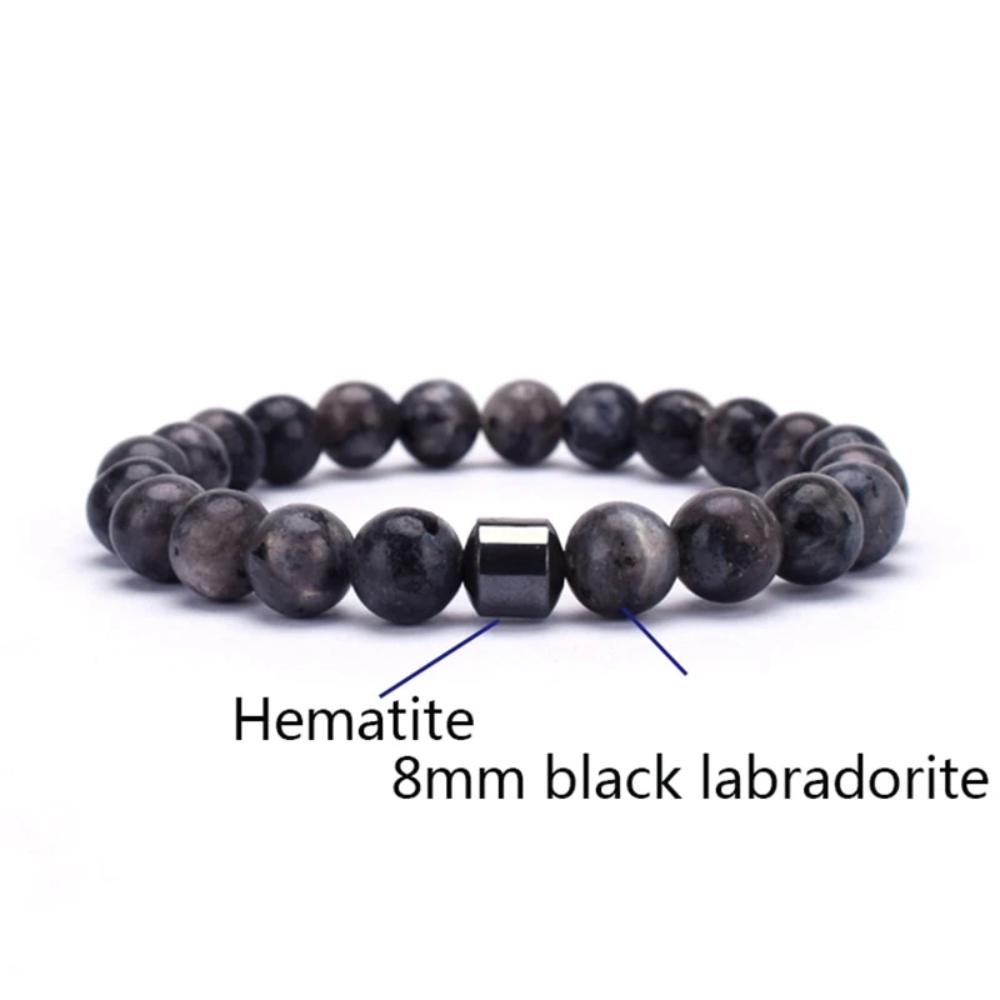 Stone Lava Bead Bracelet For Couple - AFRICAN SOUGOU