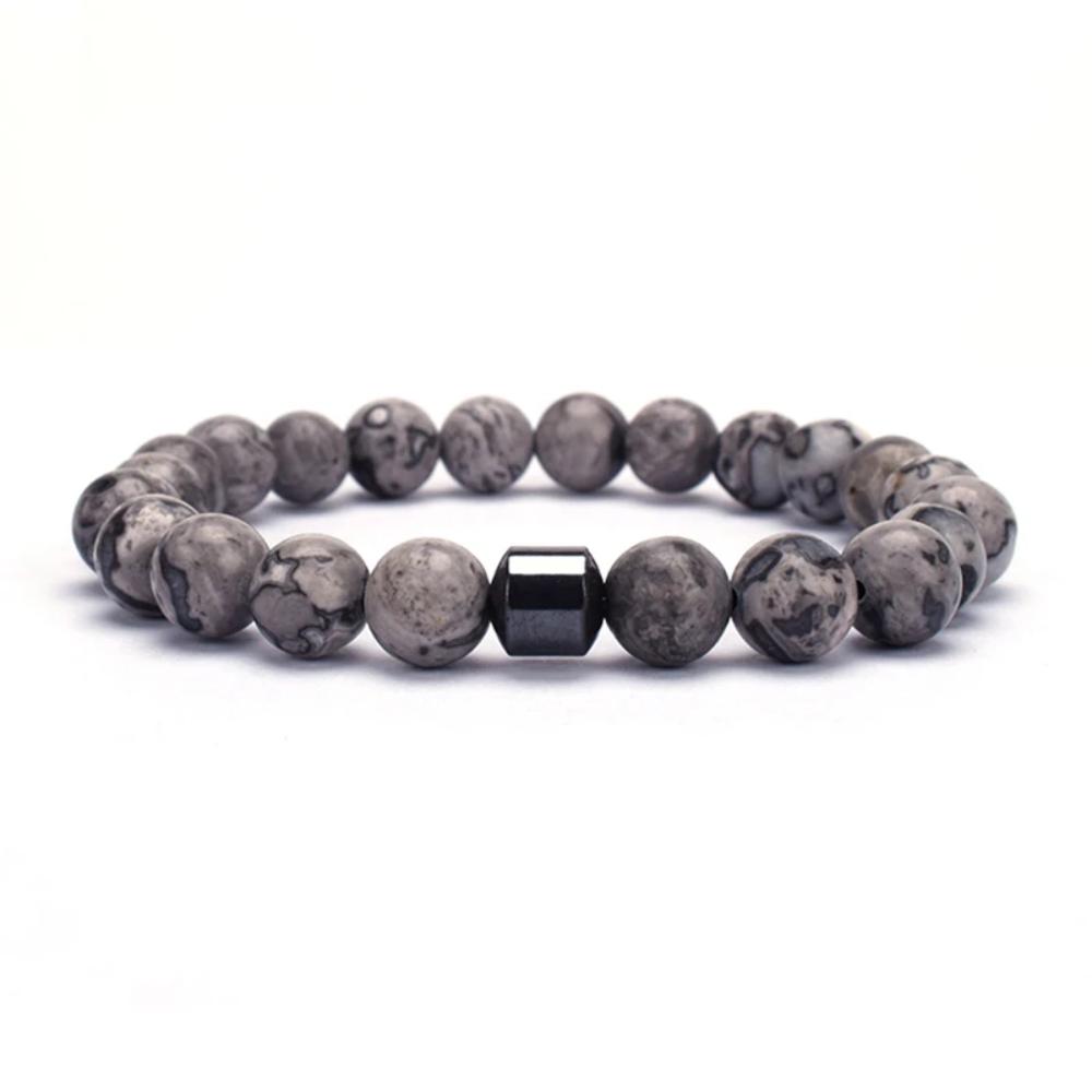 Stone Lava Bead Bracelet For Couple - AFRICAN SOUGOU