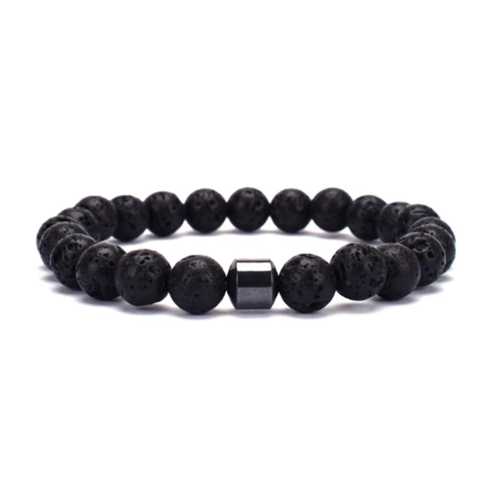 Stone Lava Bead Bracelet For Couple - AFRICAN SOUGOU