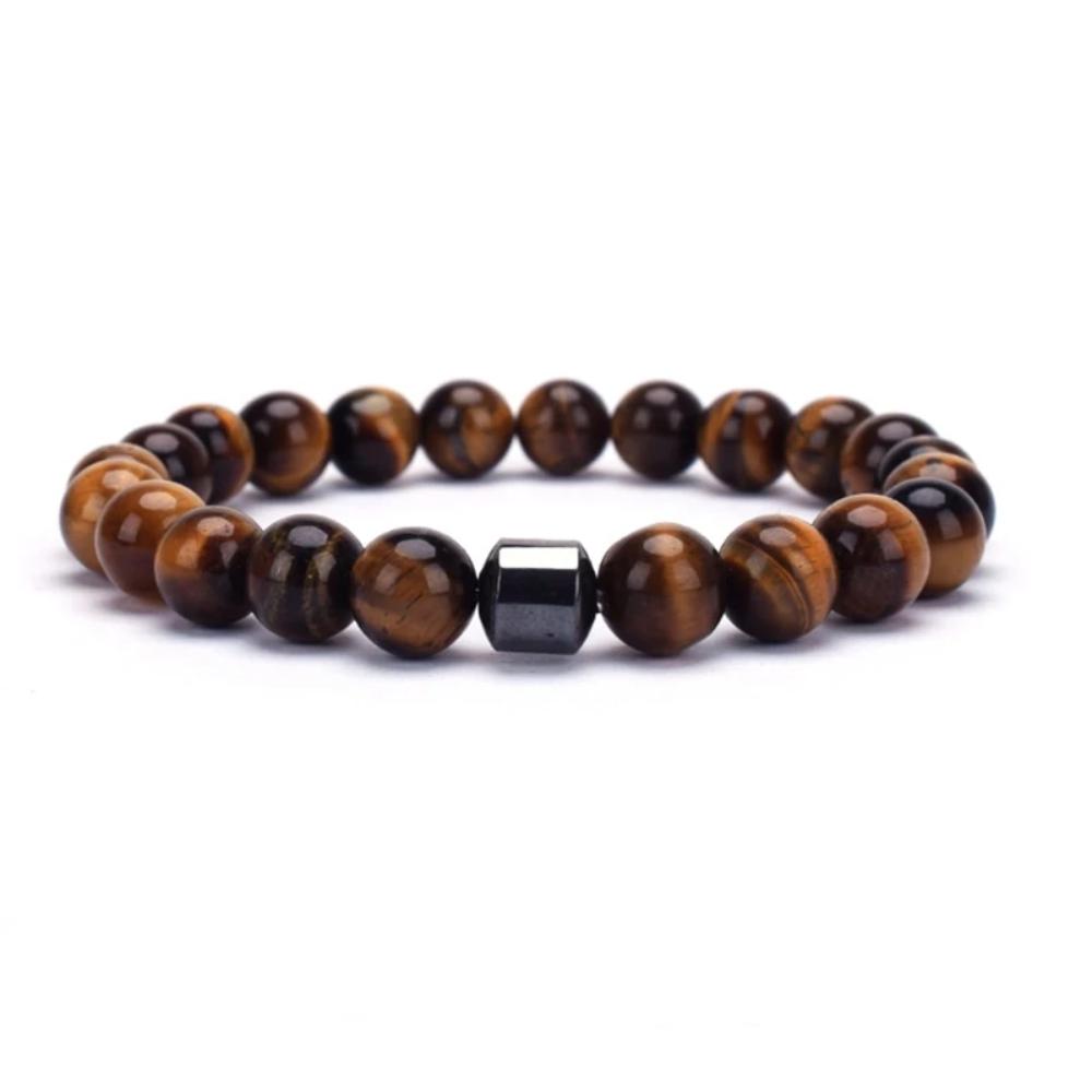 Stone Lava Bead Bracelet For Couple - AFRICAN SOUGOU