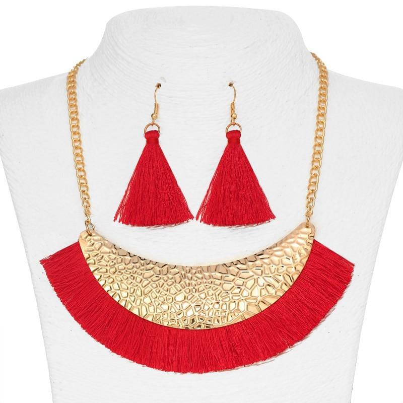 New Tassel African Necklace - AFRICAN SOUGOU