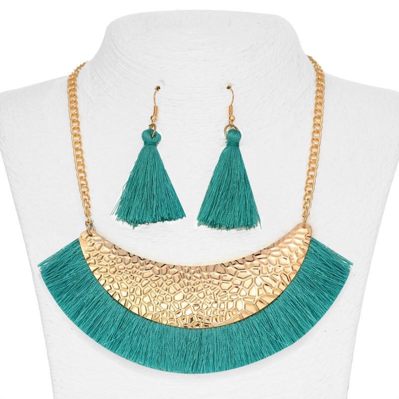 New Tassel African Necklace - AFRICAN SOUGOU