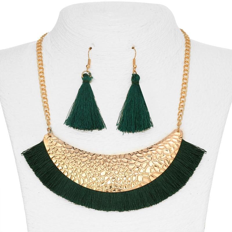 New Tassel African Necklace - AFRICAN SOUGOU
