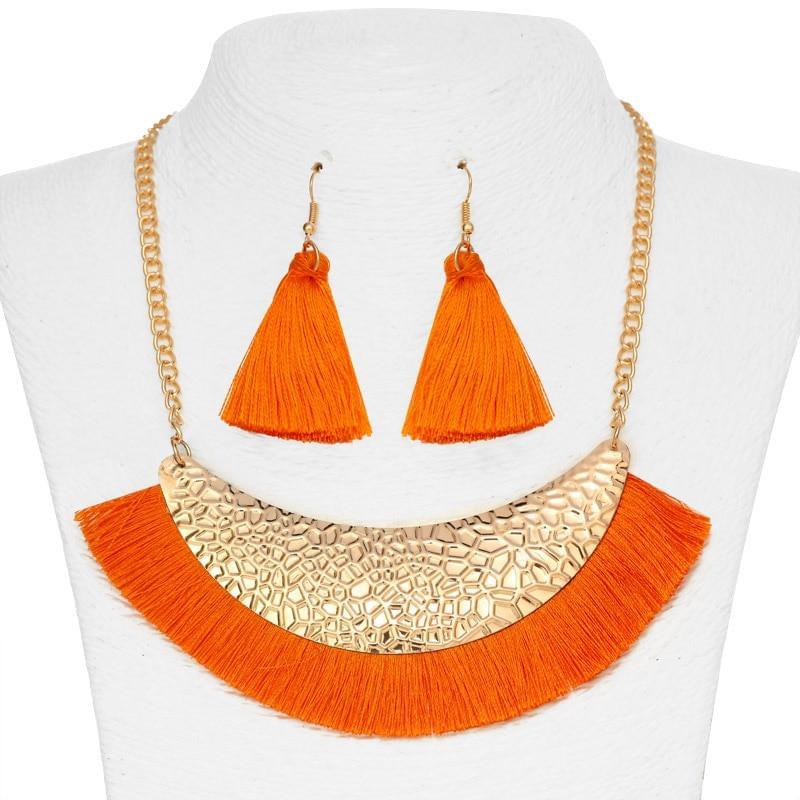 New Tassel African Necklace - AFRICAN SOUGOU