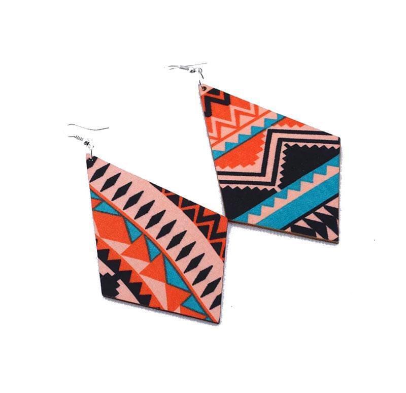 Bohemian Pattern Printed Wooden African - AFRICAN SOUGOU