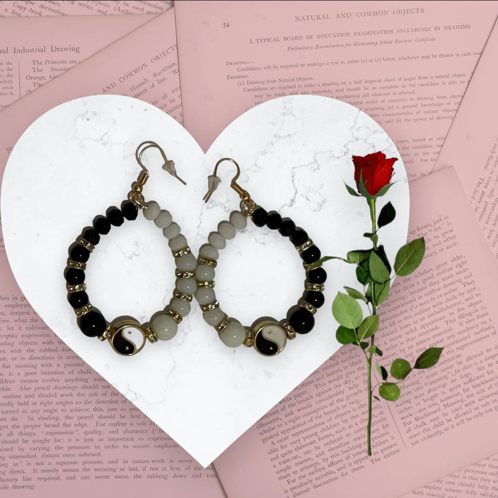 Elegant Yin Yang Earrings: Embrace Harmony in Gold and Silver