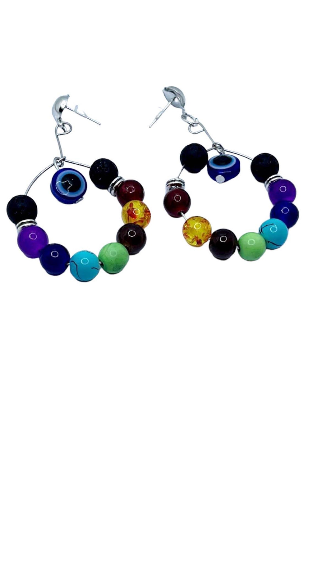 seven chakra earrings