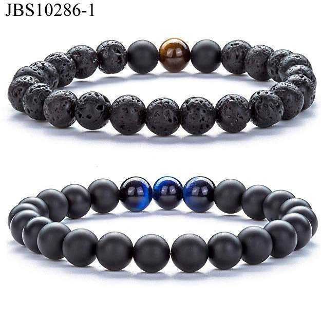 Natural stone gemstone elastic bracelet for men and women - AFRICAN SOUGOU