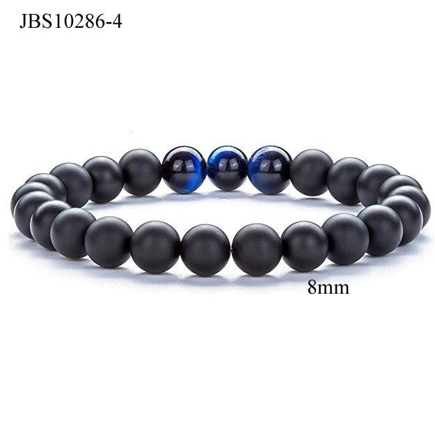 Natural stone gemstone elastic bracelet for men and women - AFRICAN SOUGOU