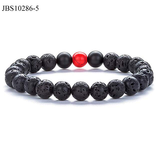 Natural stone gemstone elastic bracelet for men and women - AFRICAN SOUGOU
