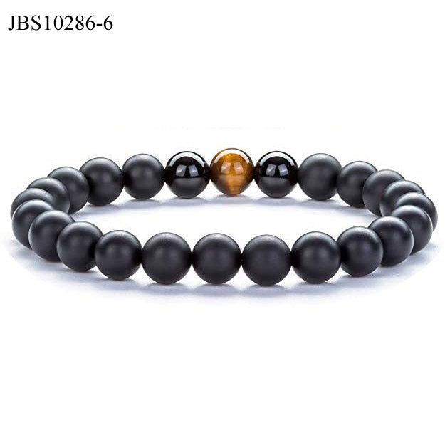 Natural stone gemstone elastic bracelet for men and women - AFRICAN SOUGOU