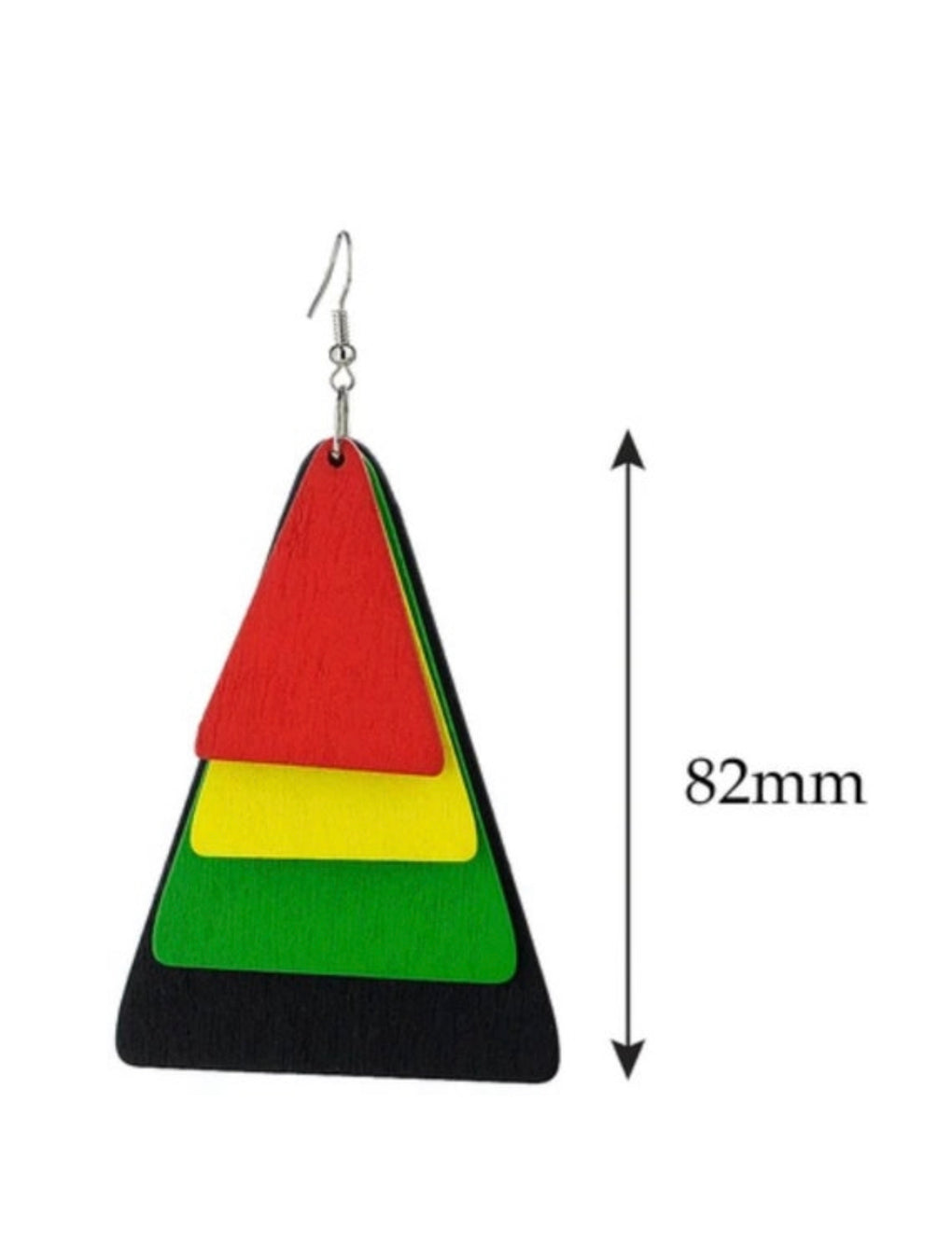 Rasta Wood Earrings