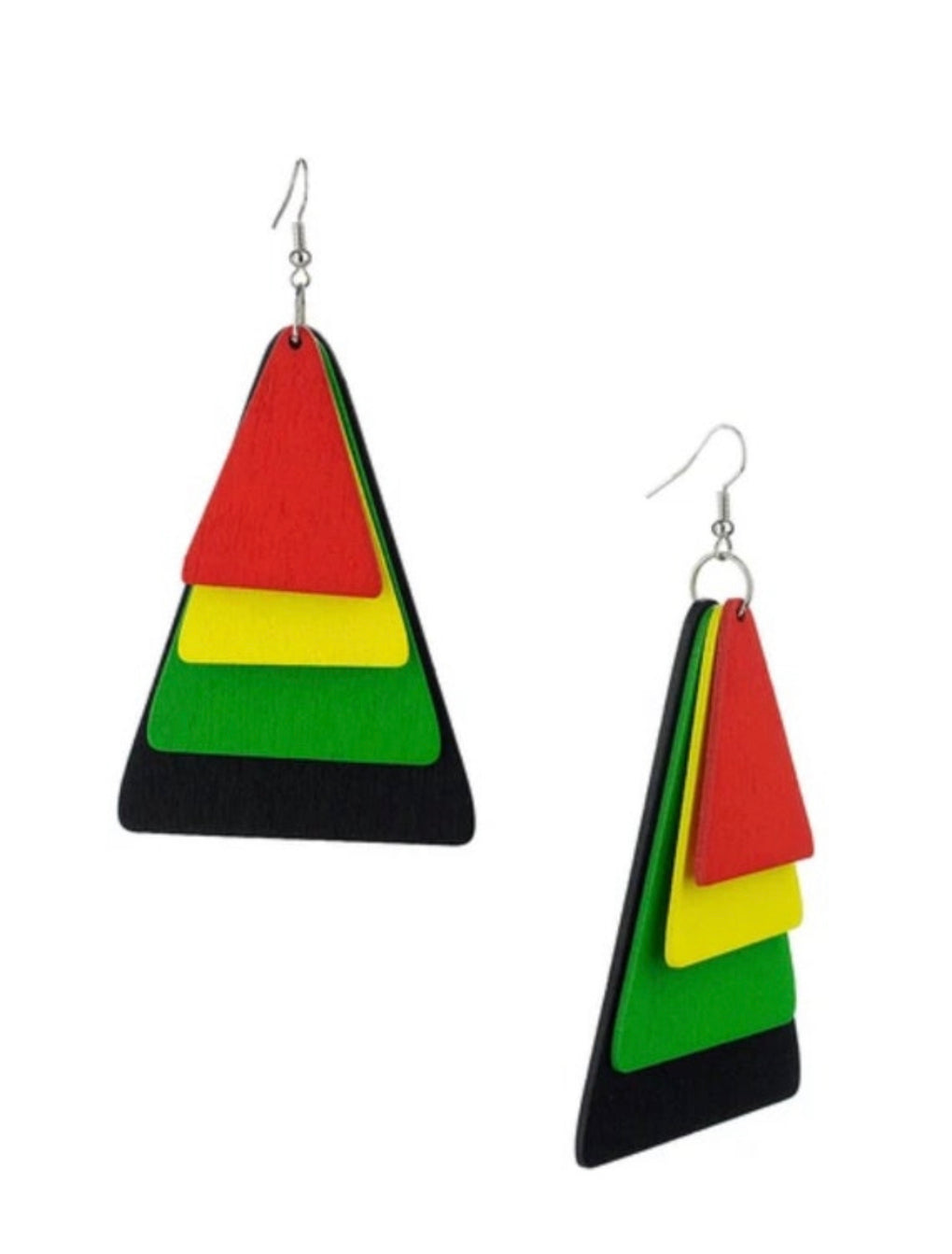 Rasta Wood Earrings