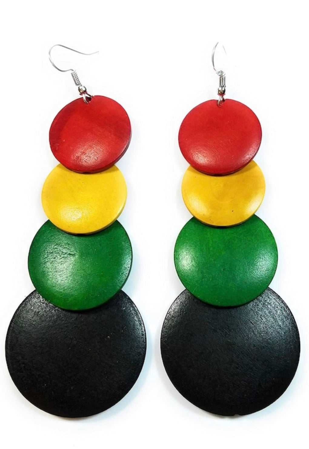 Rasta Wood Earrings