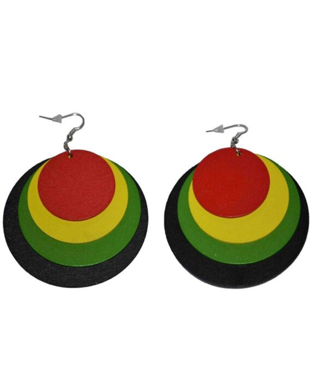 Rasta Wood Earrings