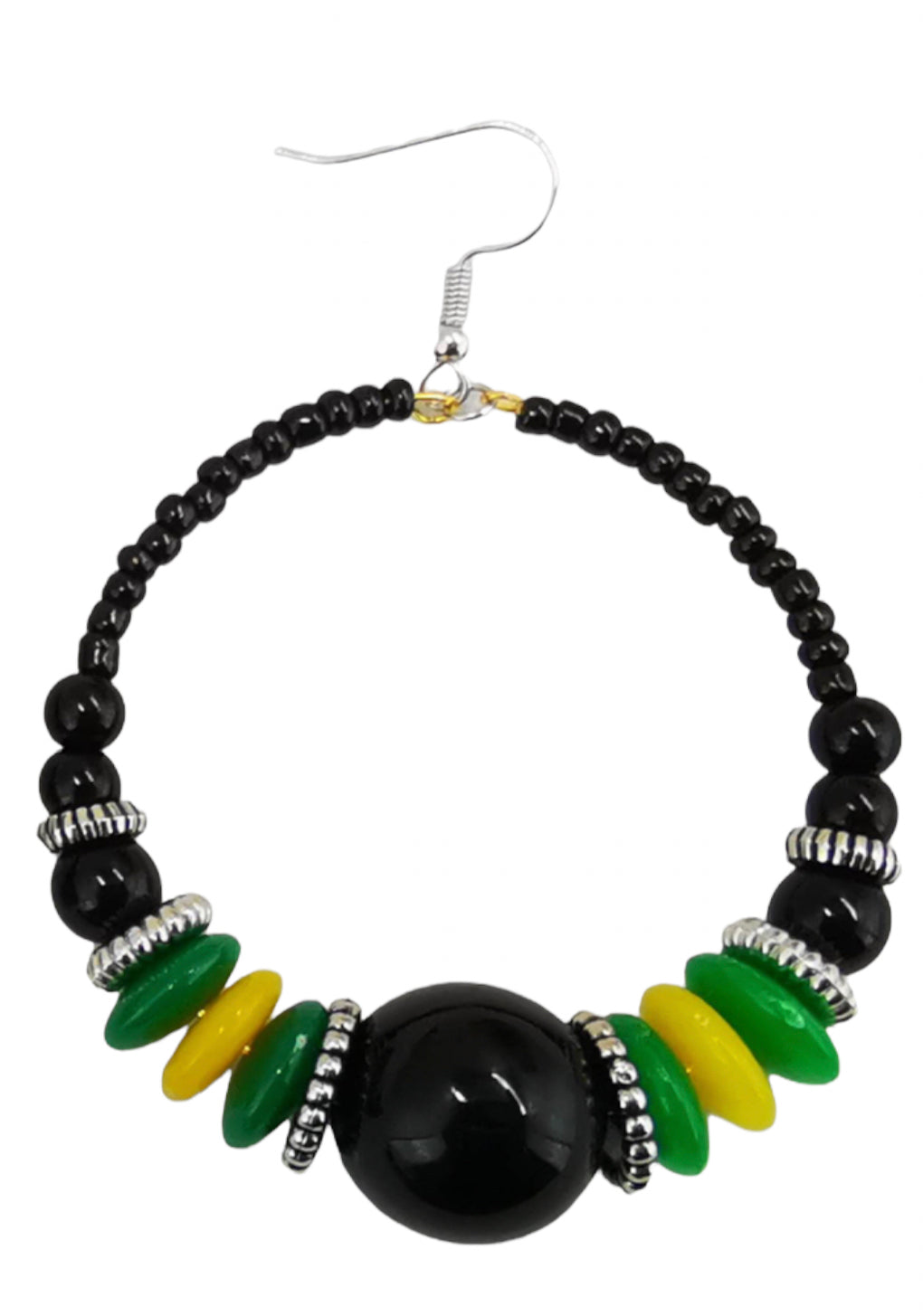 Jamaica Rasta Earrings Marley Reggae Jamaica Empress Royalty Hook