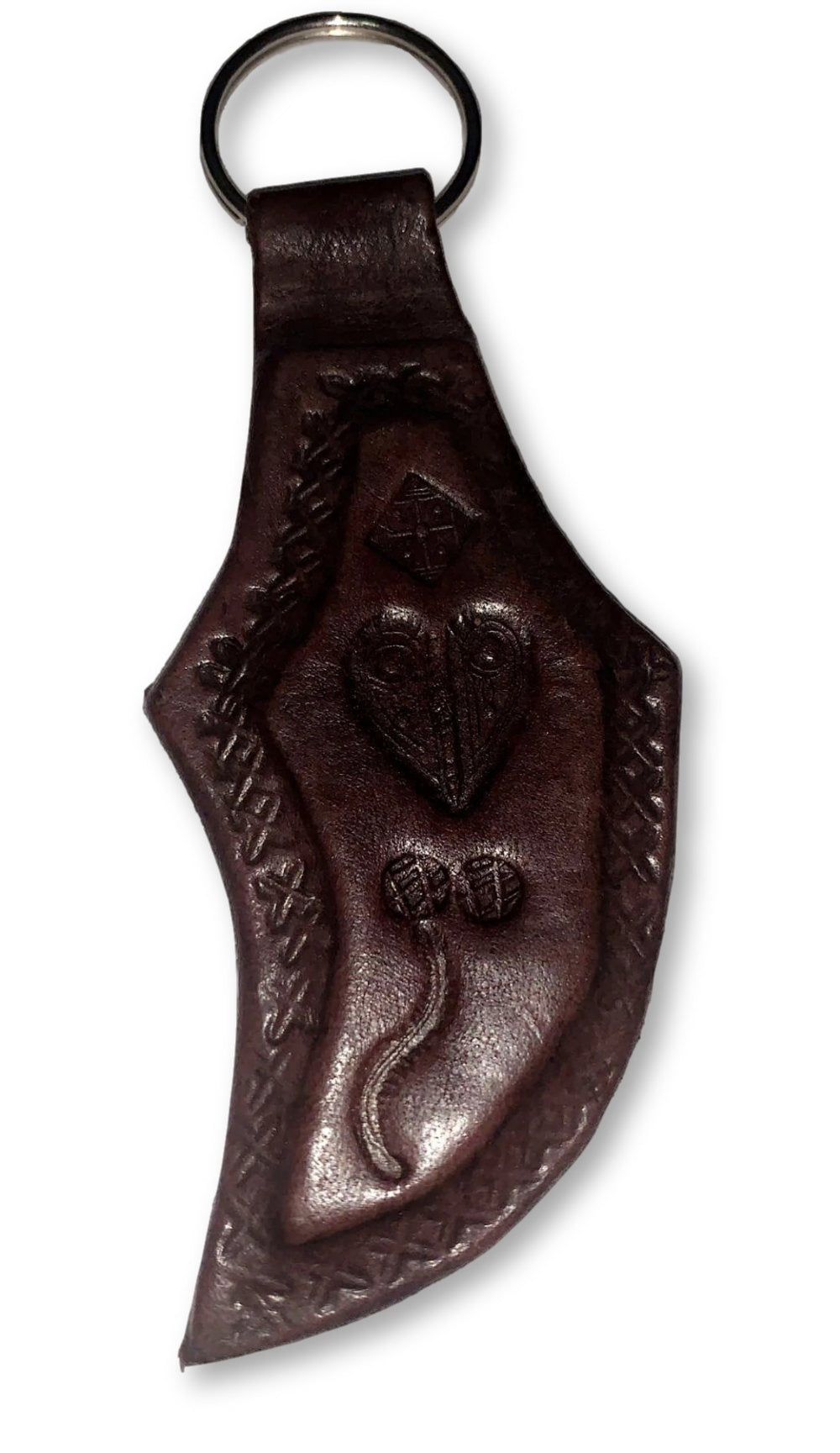 Leather Keychain Handmade A Machete // African Sougou collection - AFRICAN SOUGOU