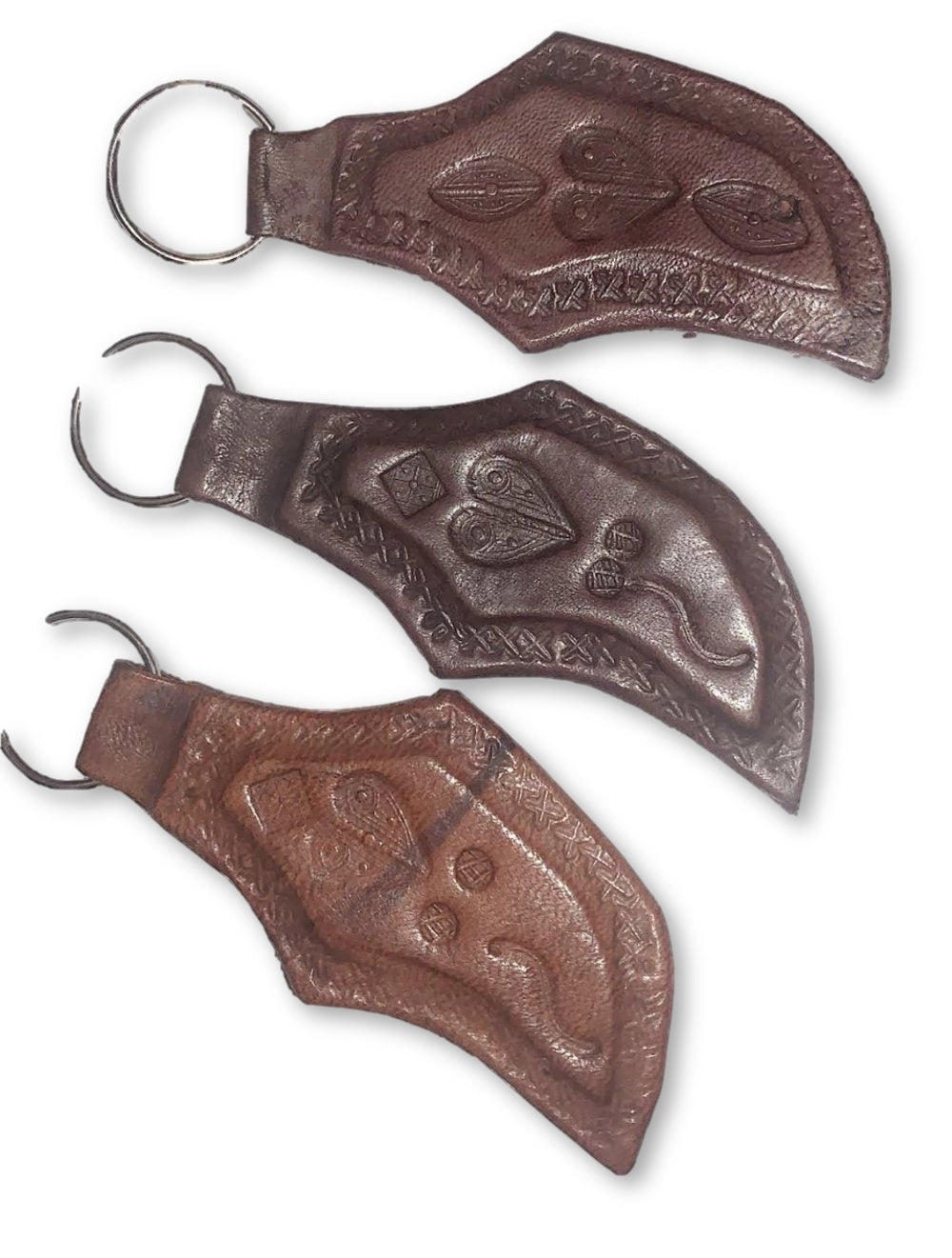 Leather Keychain Handmade A Machete // African Sougou collection - AFRICAN SOUGOU