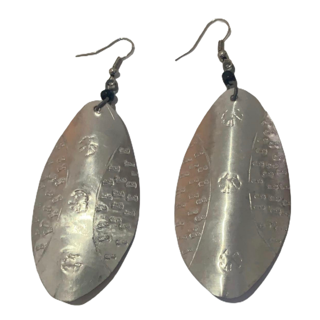 African Aluminum earrings // African Sougou collection
