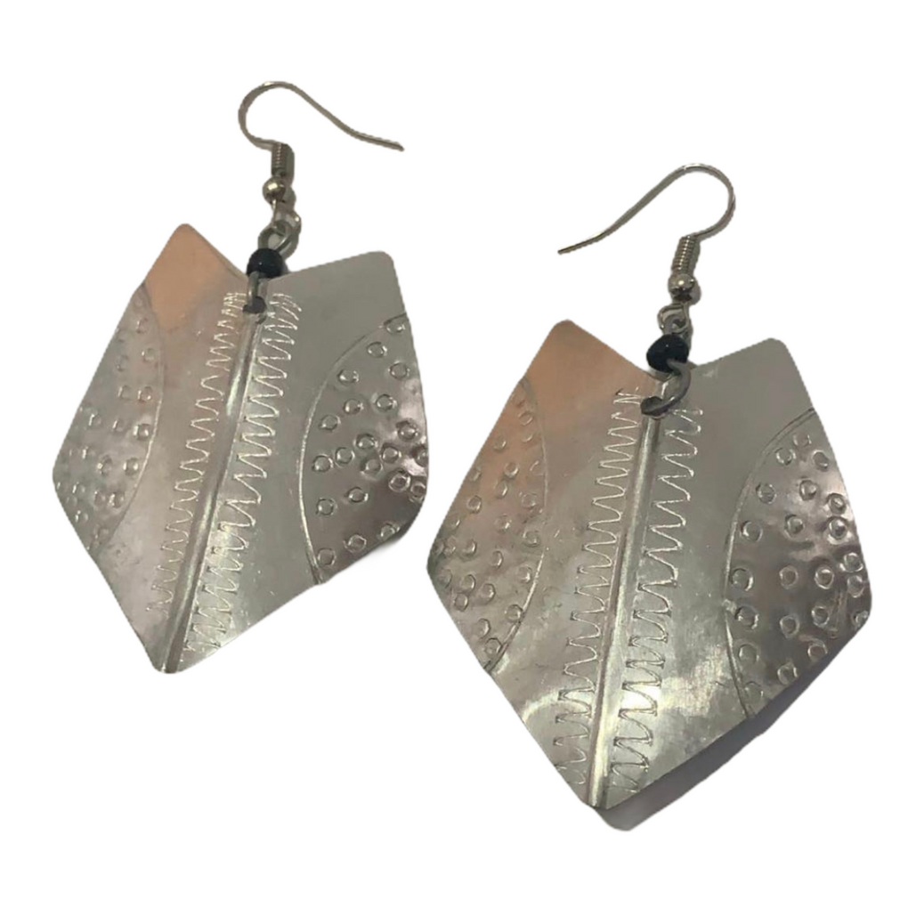 African Aluminum earrings // African Sougou collection