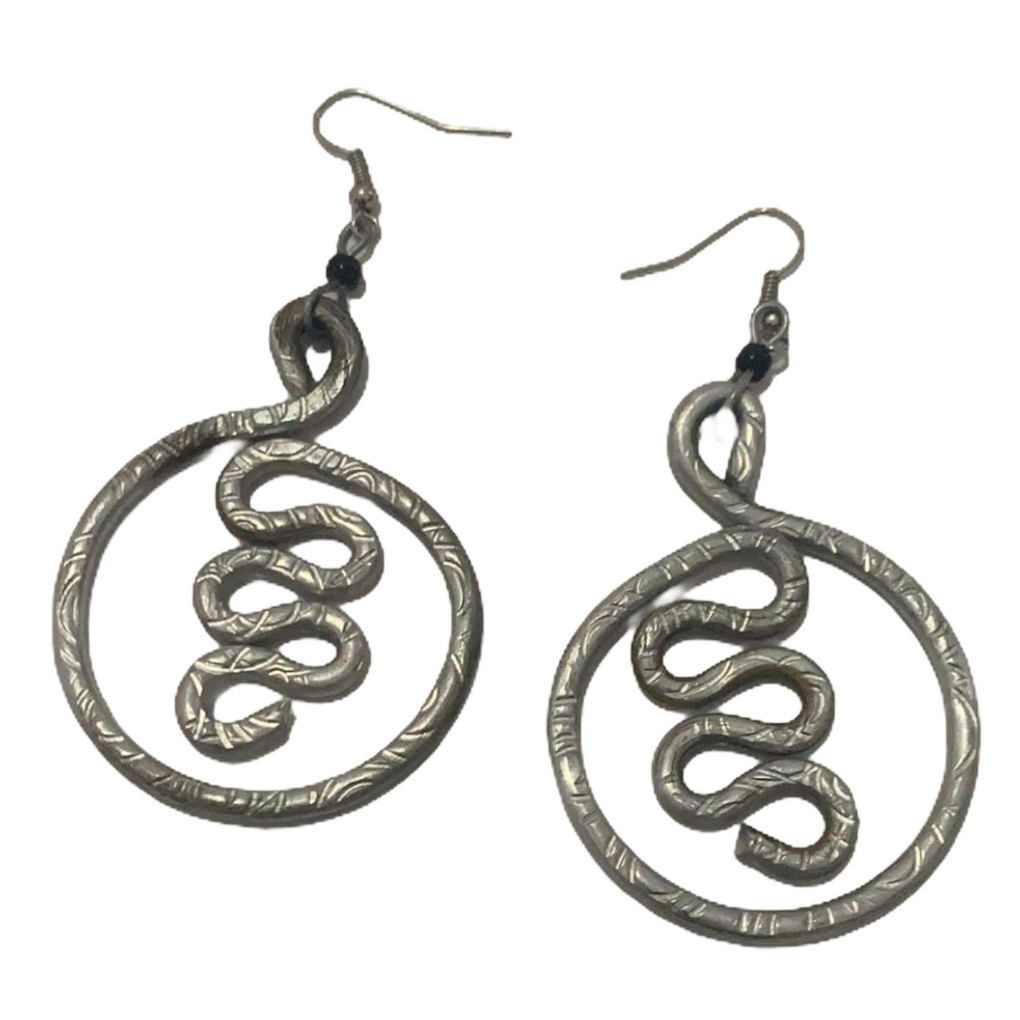 African Aluminum earrings // African Sougou collection