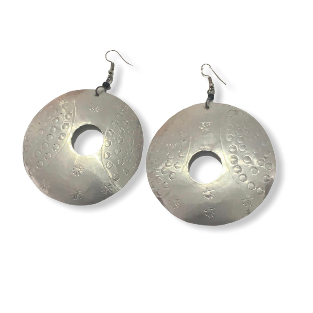 African Aluminum earrings // African Sougou collection