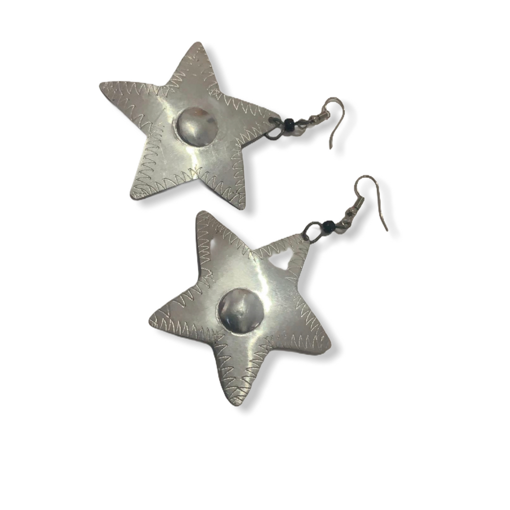 African Aluminum earrings // African Sougou collection