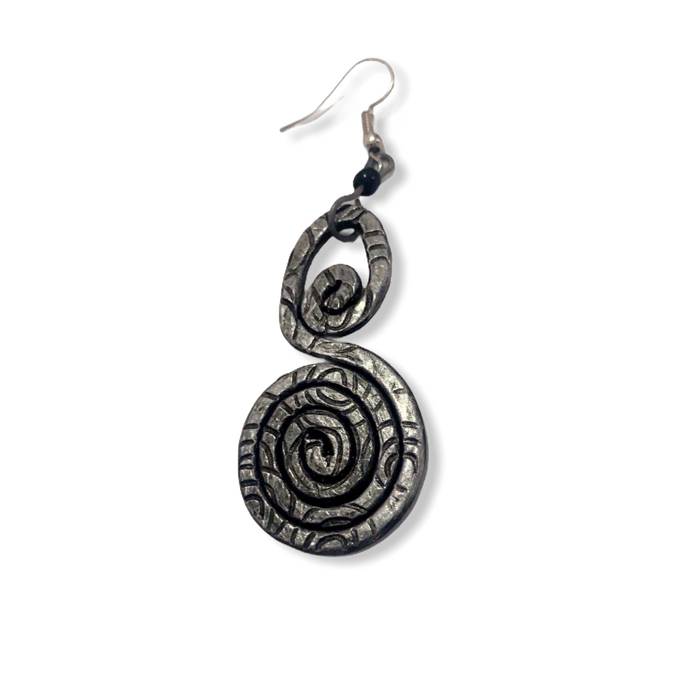 African Aluminum earrings // African Sougou collection