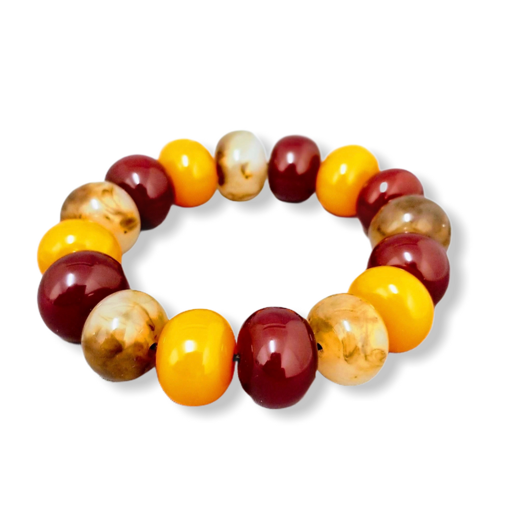 Bracelet 12mm Gemstone Round Bead Bracelet
