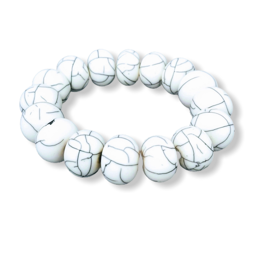 Bracelet 12mm Gemstone Round Bead Bracelet