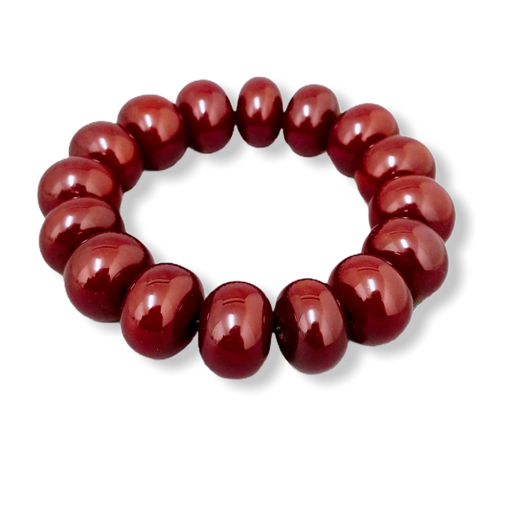 Bracelet 12mm Gemstone Round Bead Bracelet