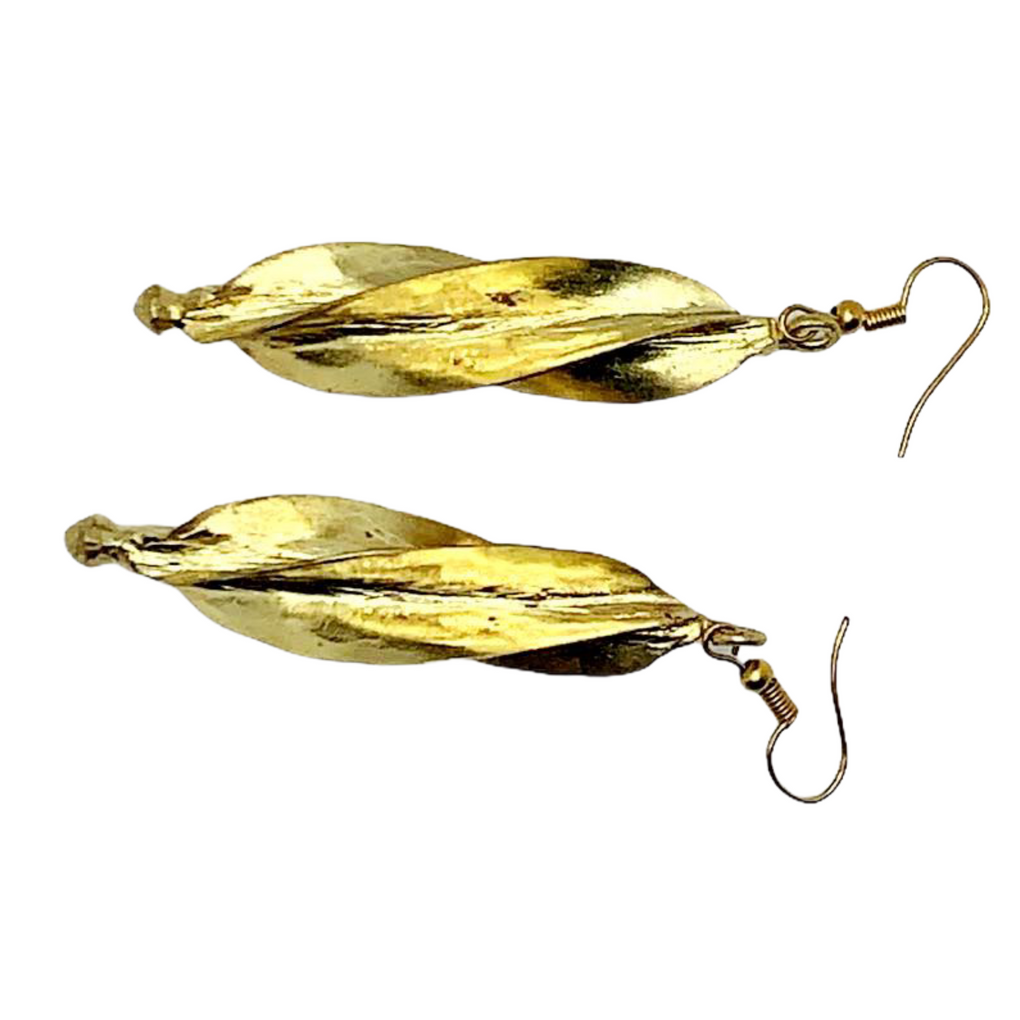Fulani Earrings Gold Color Dangle
