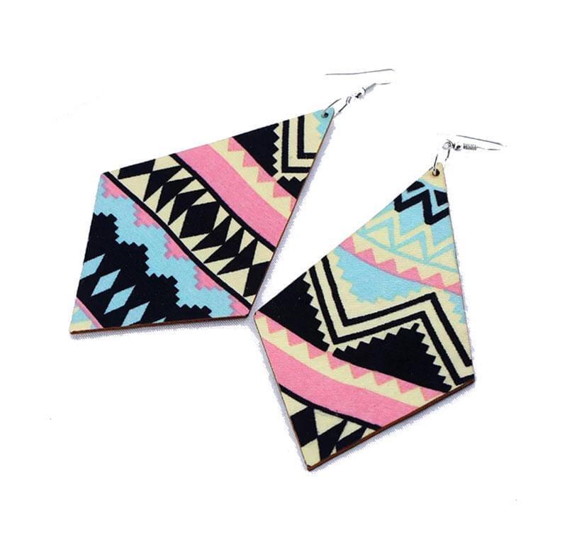 Bohemian Pattern Printed Wooden African - AFRICAN SOUGOU