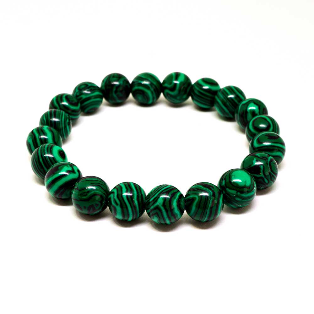 Peacock Stone Beaded Bracelet - AFRICAN SOUGOU