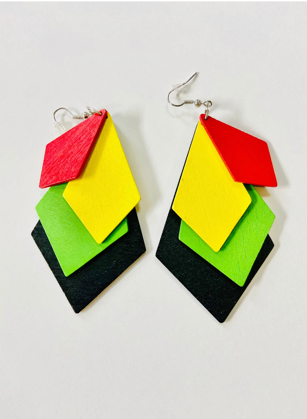 Rasta Wood Earrings