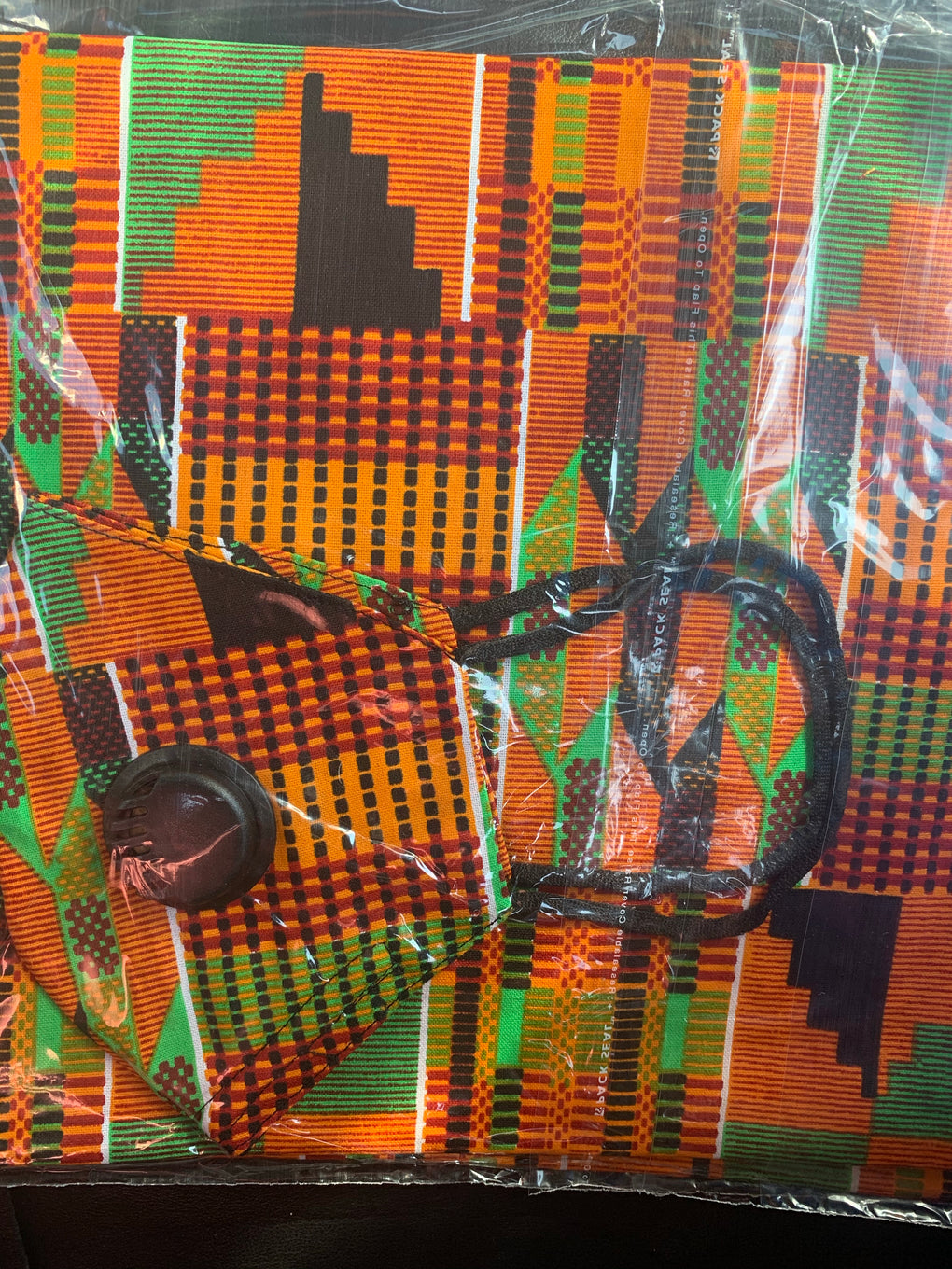 African Head Wrap and filter Mask Set, Head Wrap, Mask, Turban, Head Wrap and Mask Set, African Print Head Wrap, African Print Mask