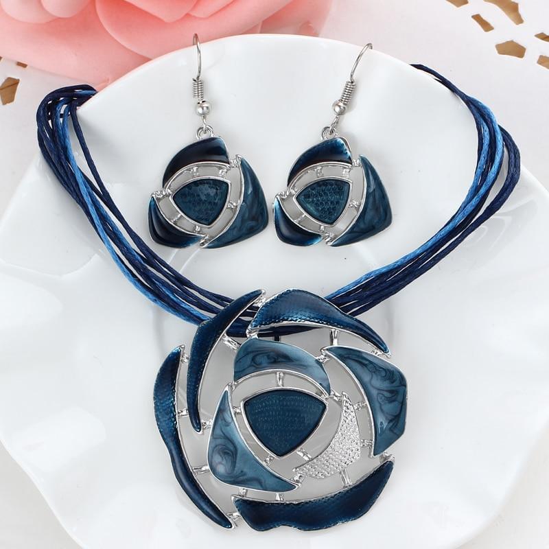 Pendant necklace bridal - AFRICAN SOUGOU
