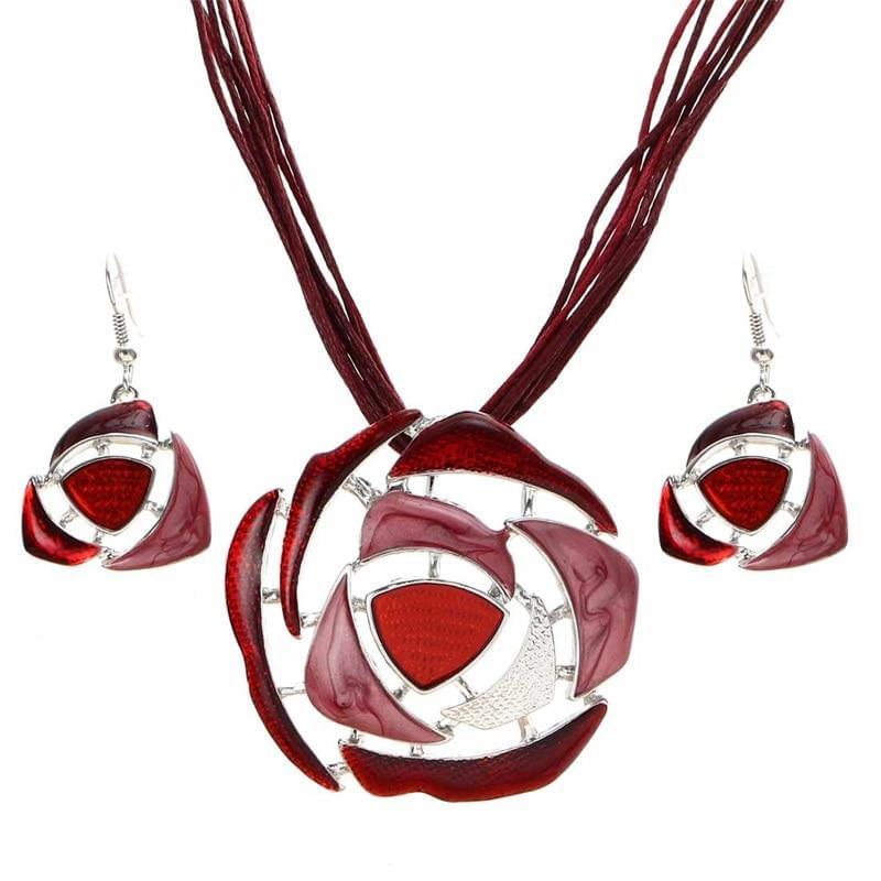 Pendant necklace bridal - AFRICAN SOUGOU