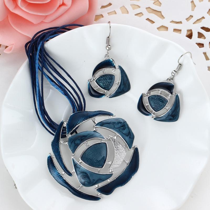 Pendant necklace bridal - AFRICAN SOUGOU