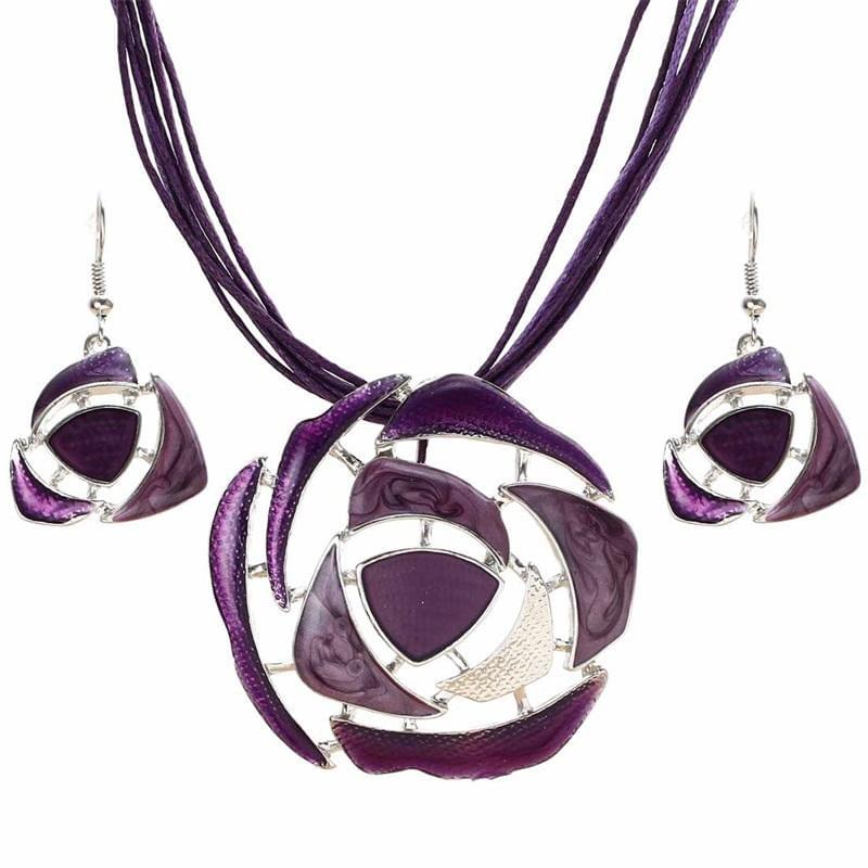 Pendant necklace bridal - AFRICAN SOUGOU